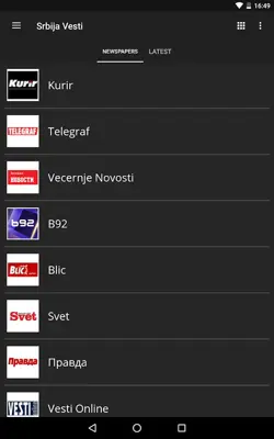 Serbia News | Srbija Vesti android App screenshot 3